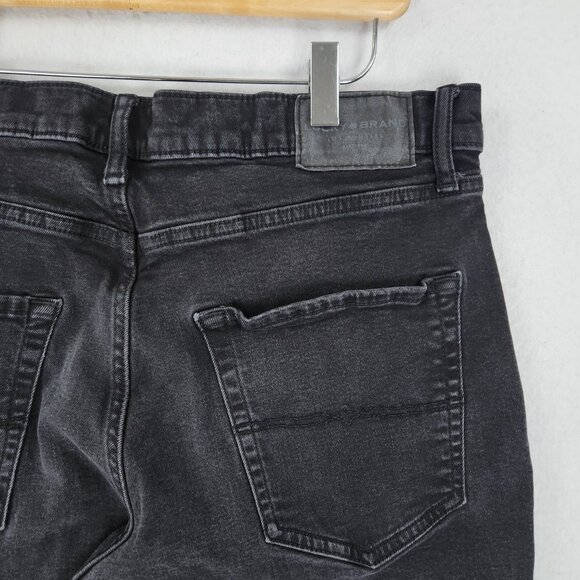Lucky Brand Jeans Mens 33X32 Black 410 Athletic Slim Straight Classic Denim - Picture 8 of 12
